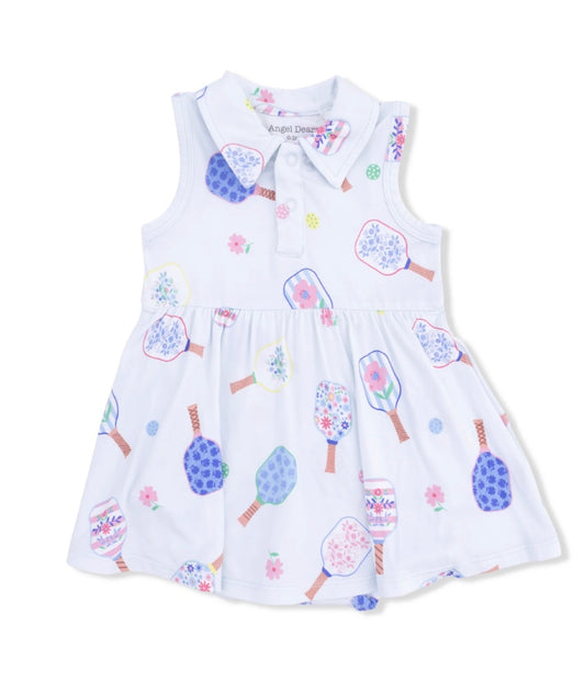 Floral Pickle Ball Polo Tennis Dress