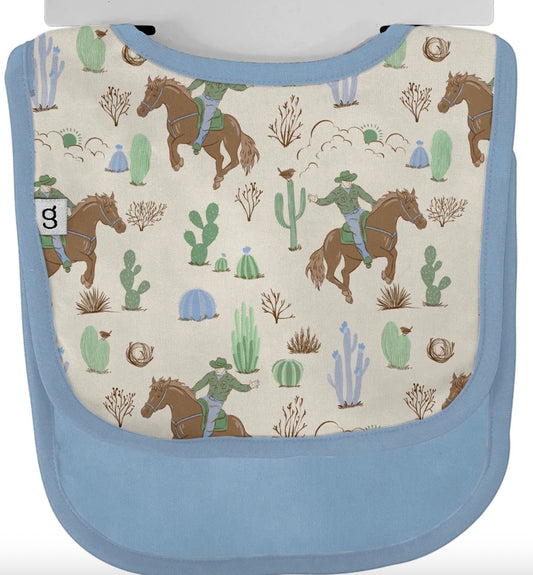 Cowboy Bib Set