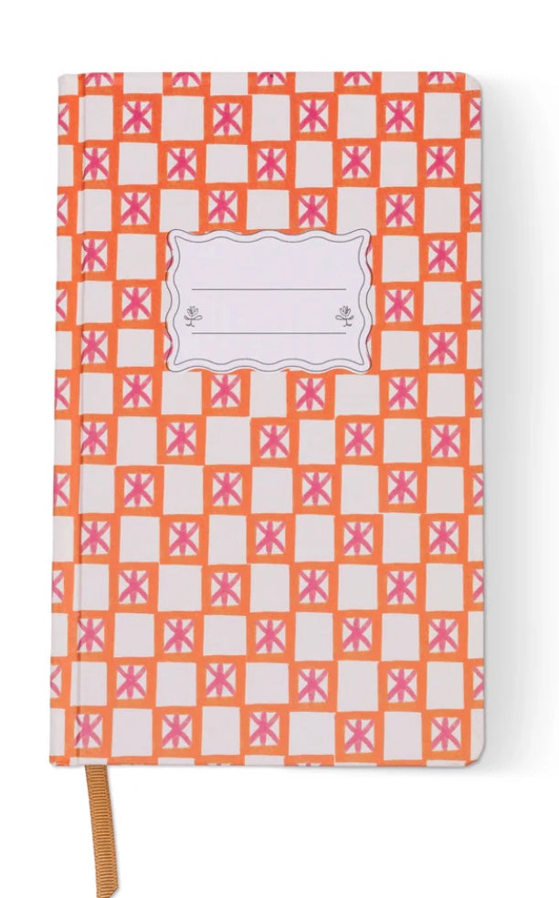Orange Check Journal