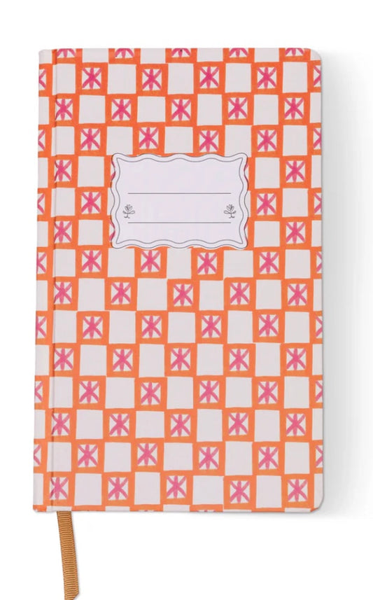 Orange Check Journal