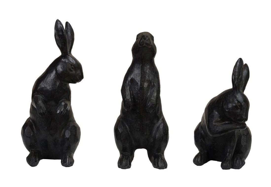 Resin Rabbits 3 Styles