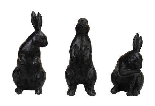 Resin Rabbits 3 Styles