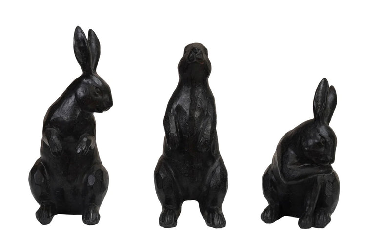 Resin Rabbits 3 Styles