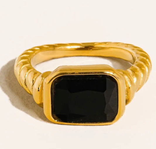 Cocktail RIng Black