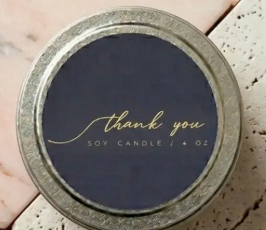 Thank You Candle