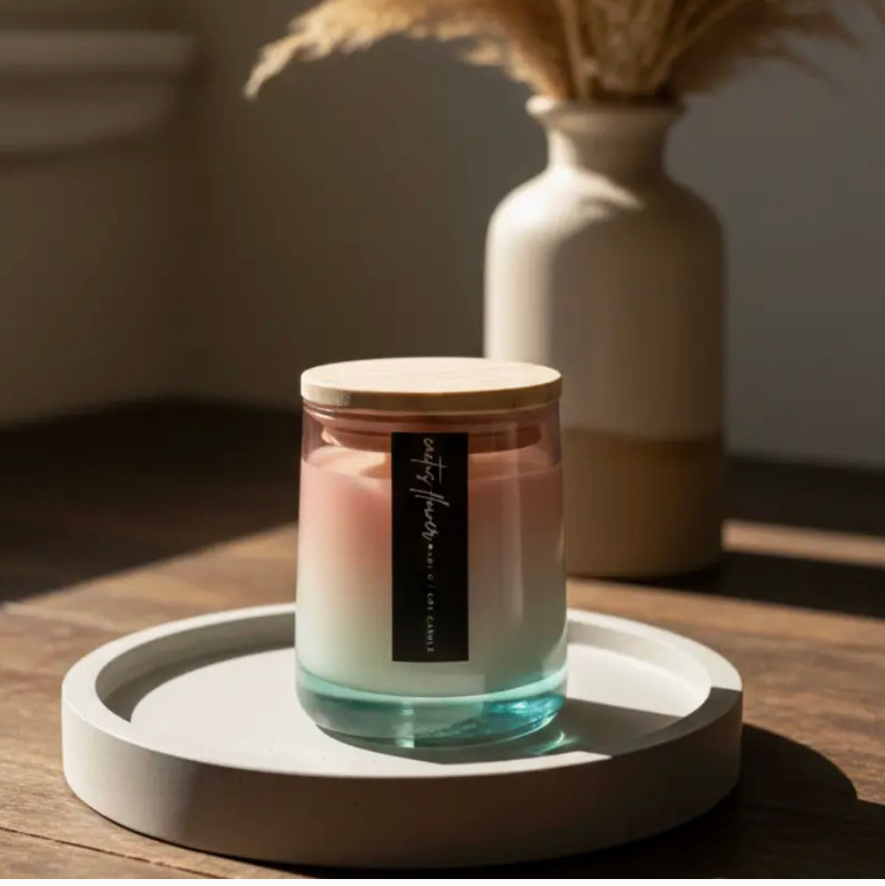 Cactus Flower Candle