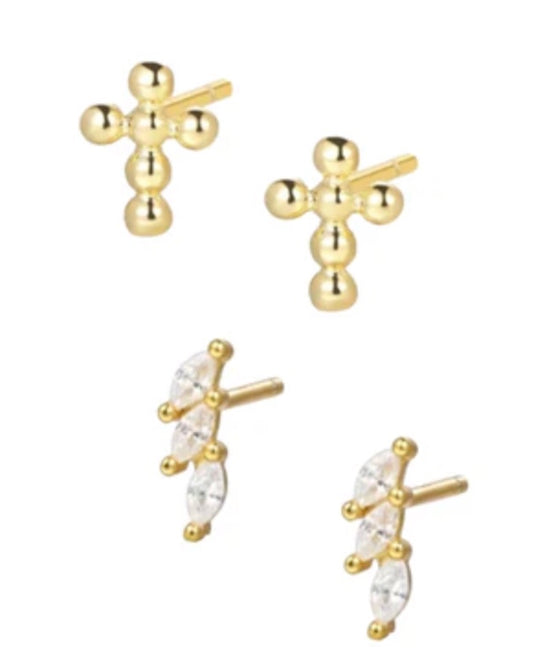 Wing And A Prayer Stud Earring Set