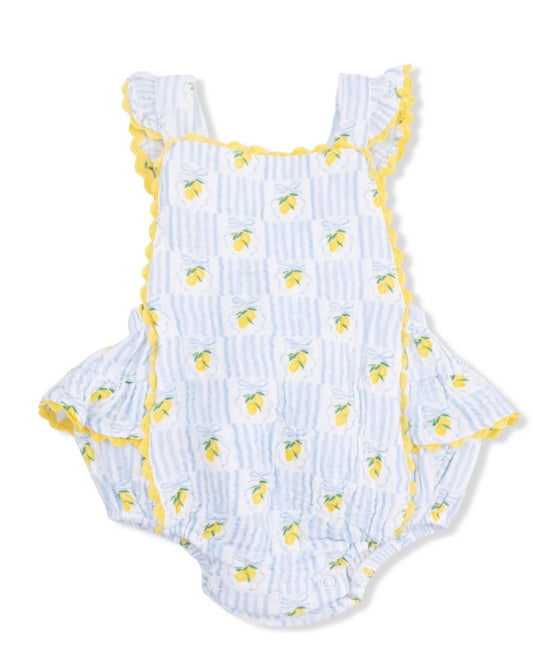Lovely Lemons Ruffle SunSuit