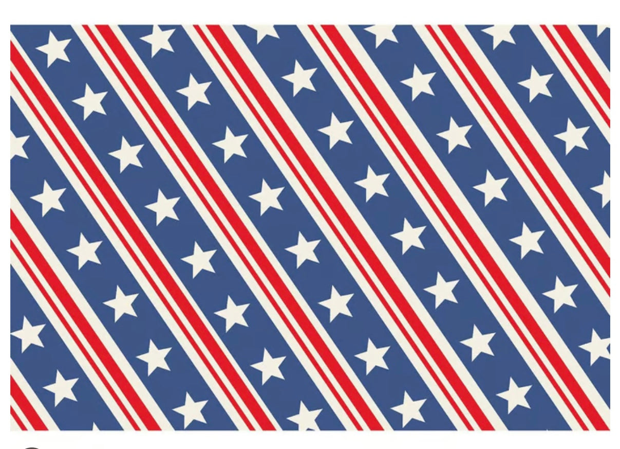 Stars and Stripes Paper Placemats