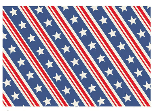 Stars and Stripes Paper Placemats