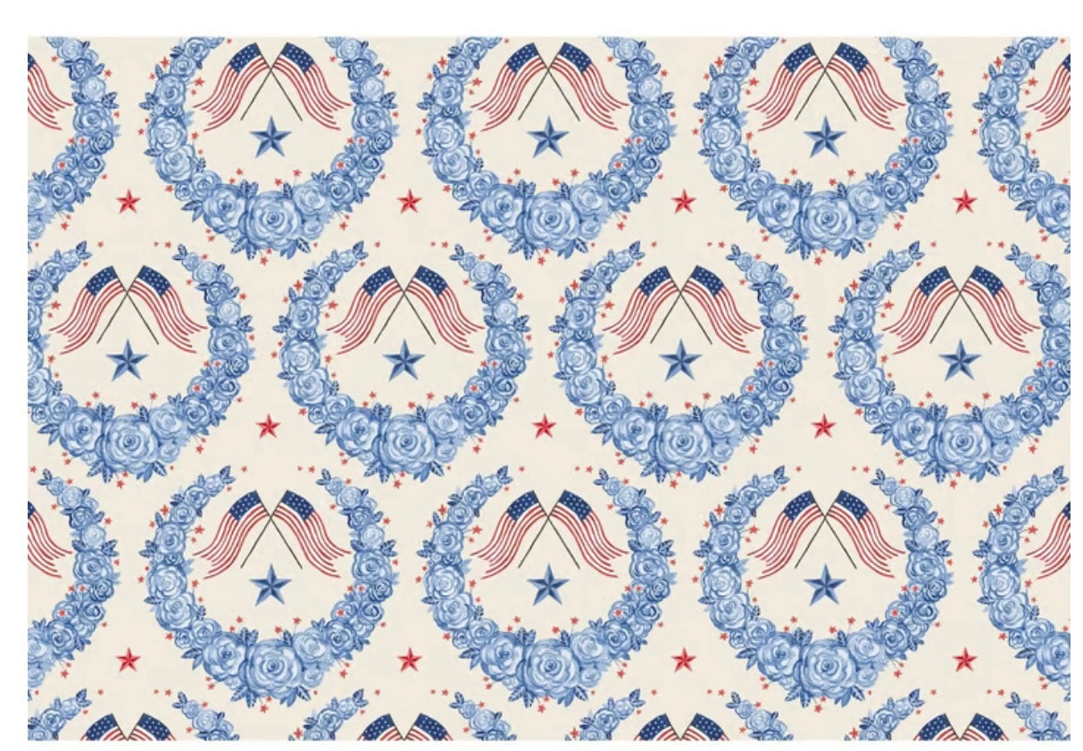 American Floral Placemat