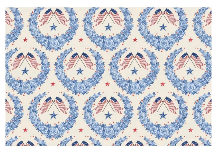 American Floral Placemat