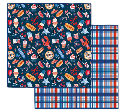 Summer Favorites Microfiber Dishcloths
