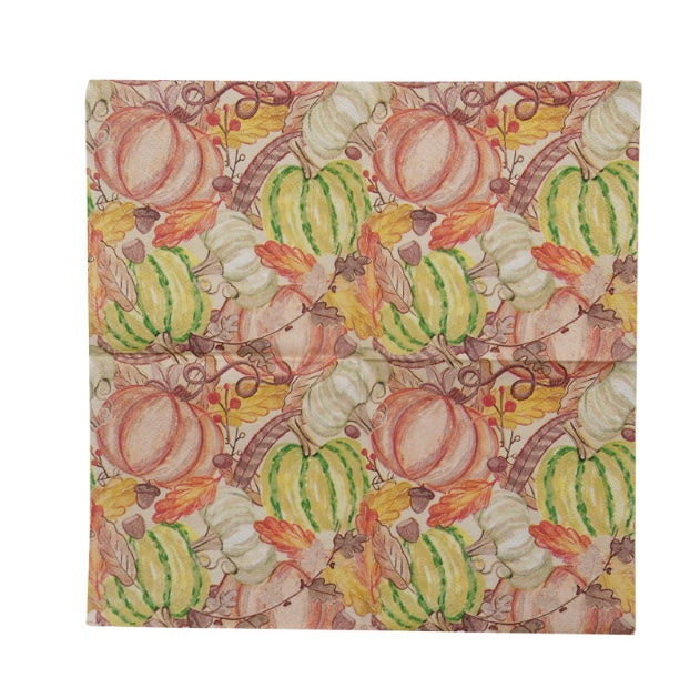 Acorns and Pumpkins Cocktail Napkins