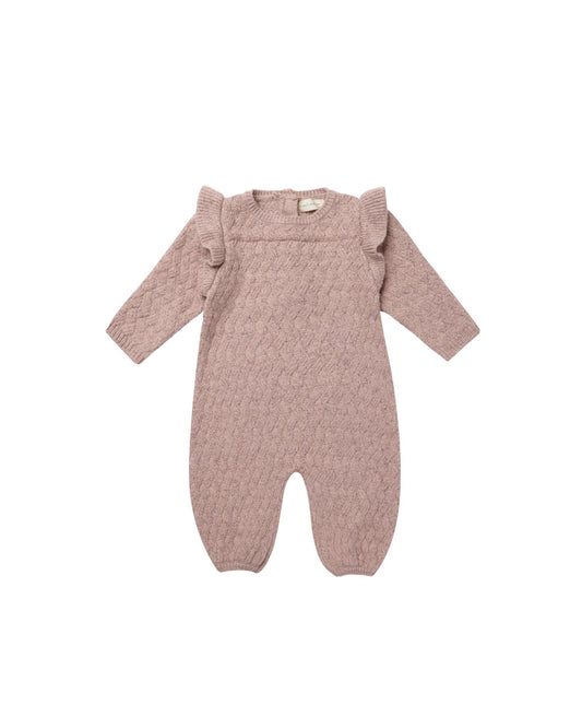 Quincy Mae Long Sleeve Mira Knit Romper