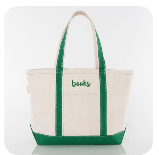 Green Books Tote Bag