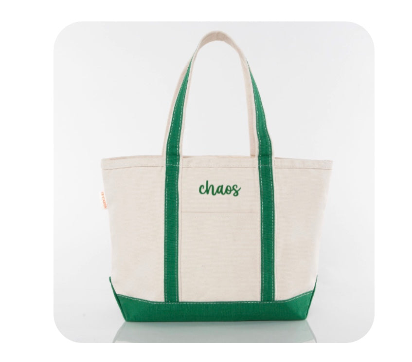 Green Chaos Tote Bag