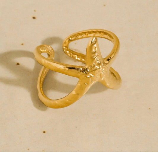 Starfish Wrap RIng