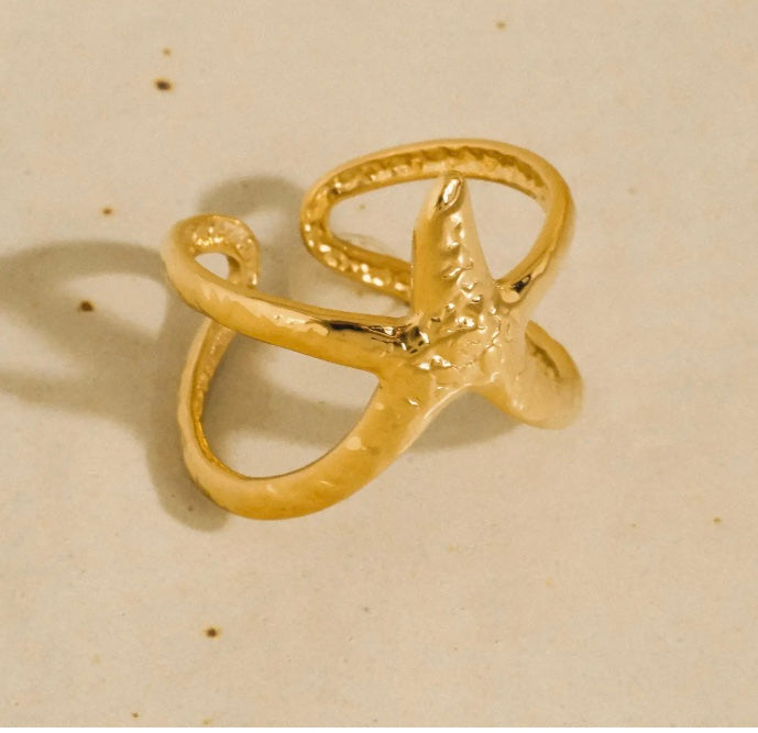 Starfish Wrap RIng