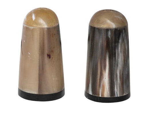 Horn Salt and Pepper Shakers