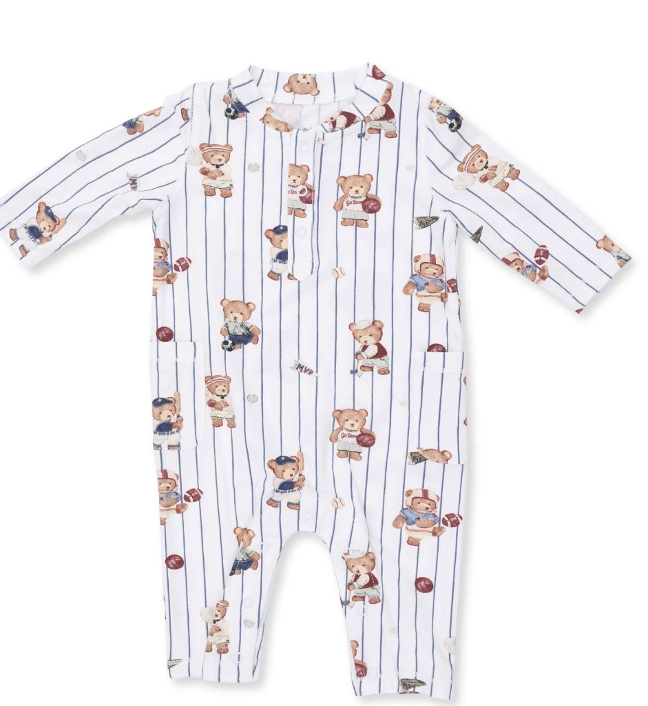Mixed Sports Bears Uni Romper