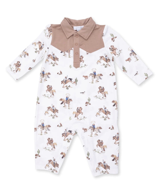 Long Sleeve Cowboy Romper