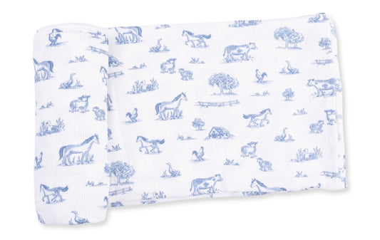Farm Friends Swaddle Blanket