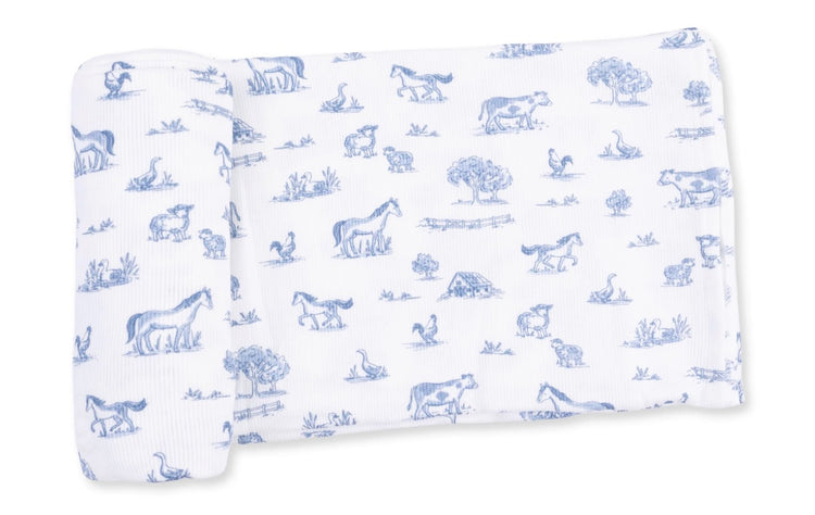 Farm Friends Swaddle Blanket