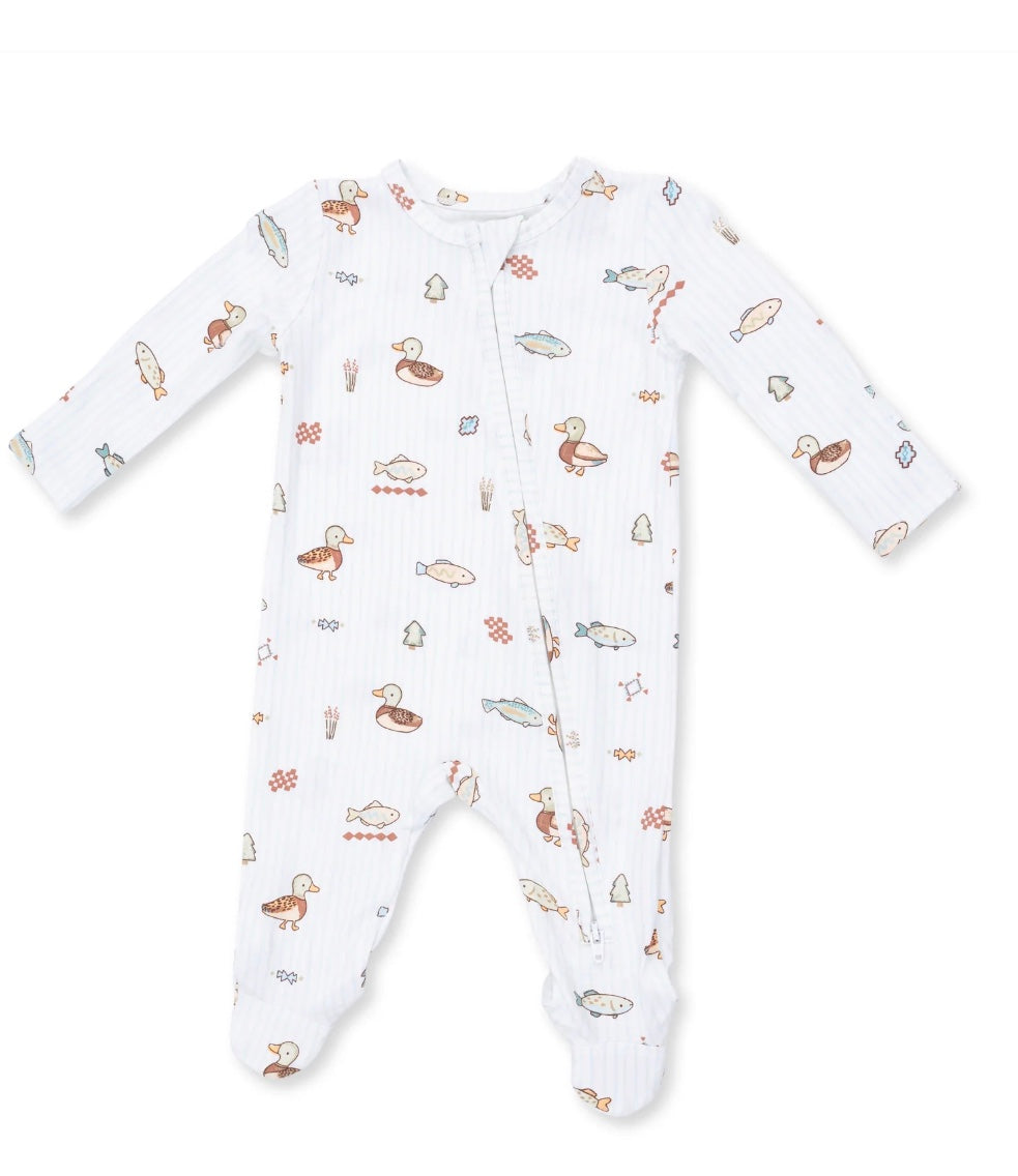 Lake Cuties 2 Way Zipper Footie