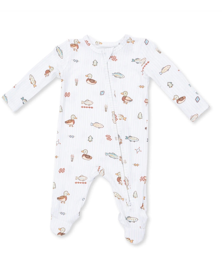 Lake Cuties 2 Way Zipper Footie