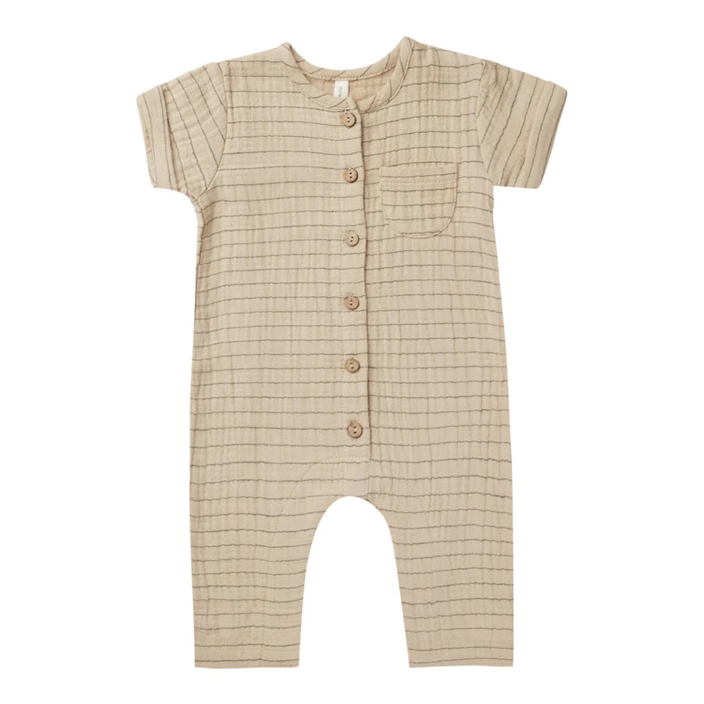 Quincy Mae Charlie Jumpsuit Pinstripe