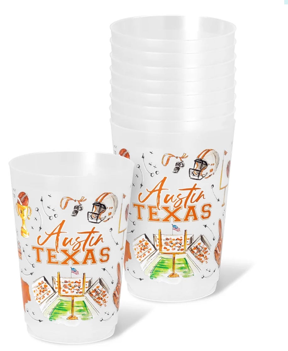UT Frosted Plastic Cups