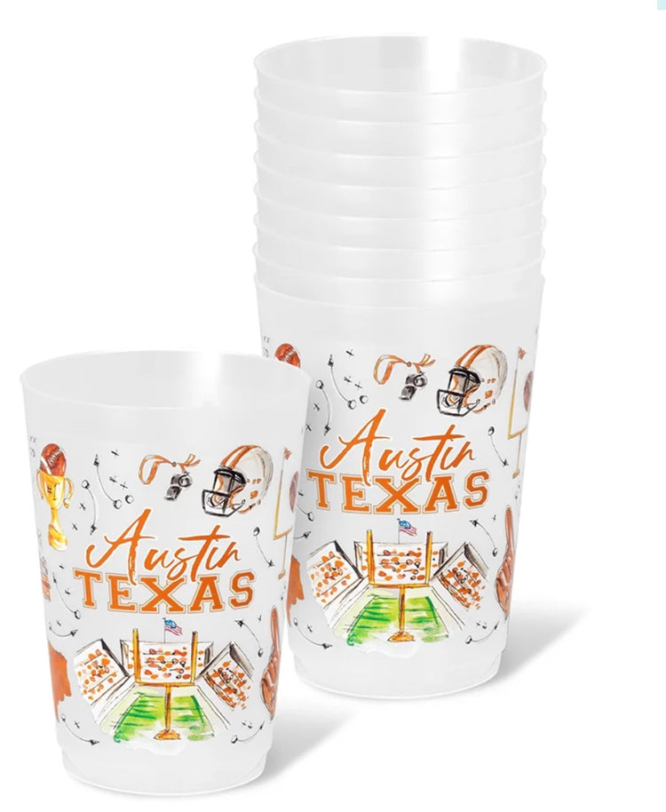 UT Frosted Plastic Cups