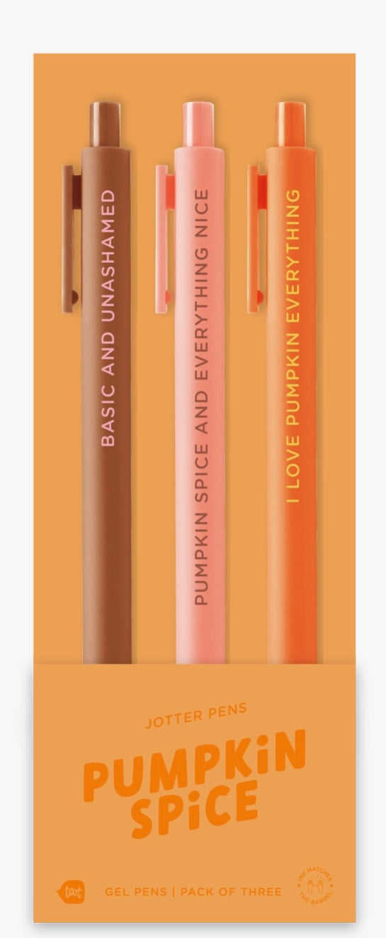 Pumpkin Spice Pens