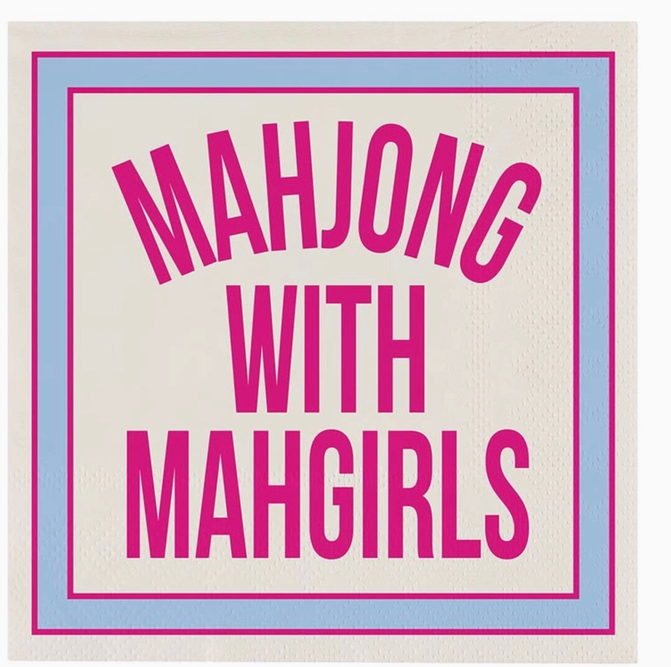 Mahjong With Mahgirls Napkins