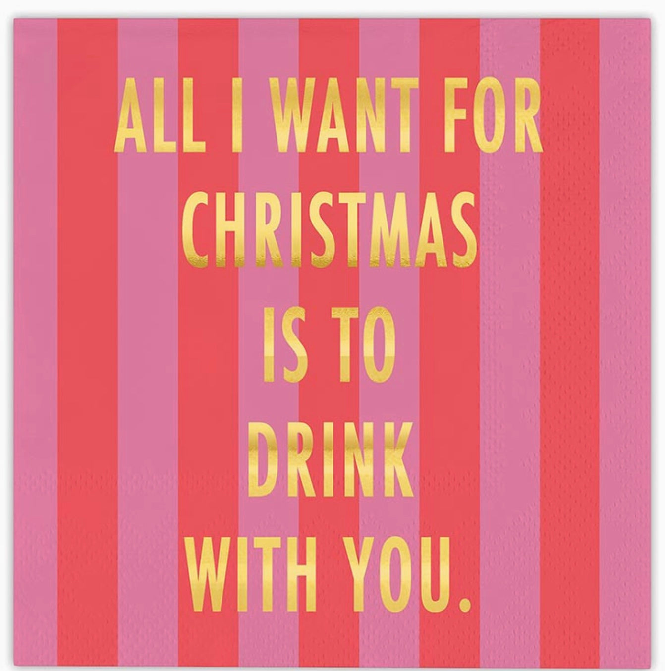 All I Want For Christmas Cocktail Napkins