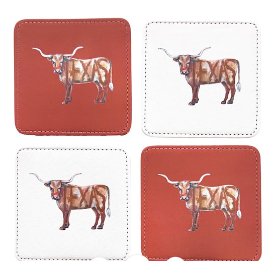 UT Coasters Set of 4