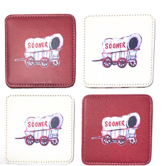 OU Coaster Set of 4