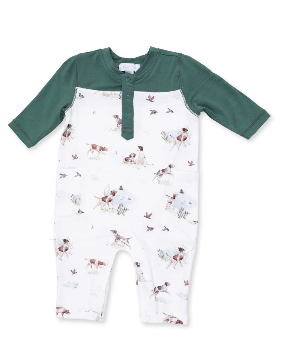 Pointer Pups and Duck Buddies Romper