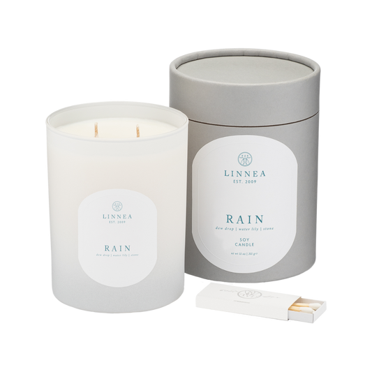 Linnea Rain 2 Wick Candle