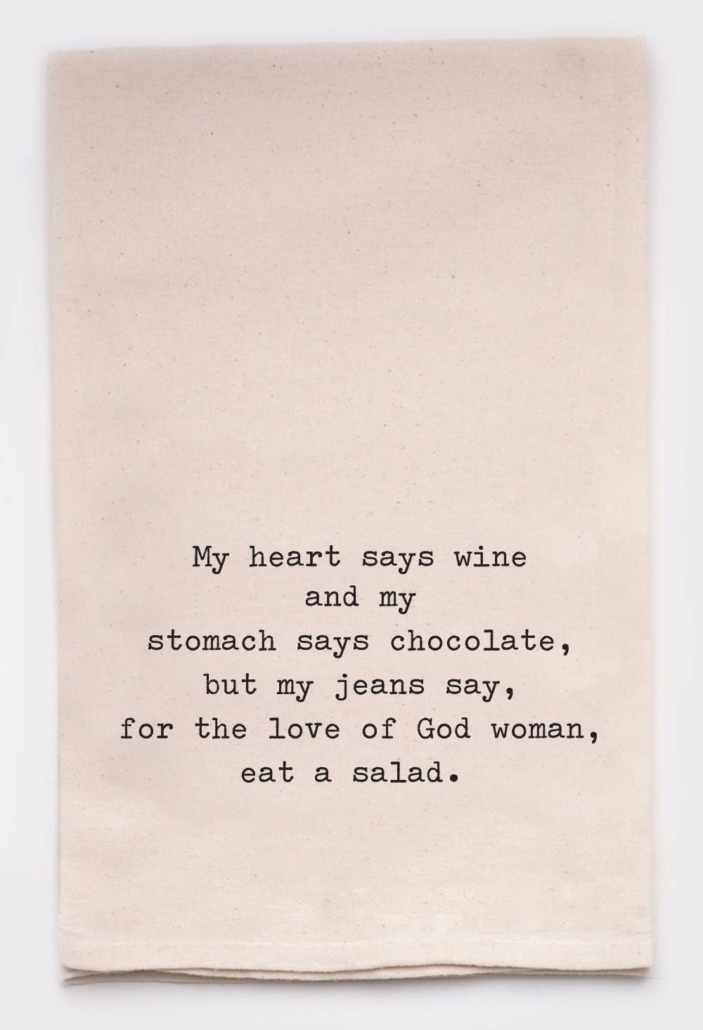 Eat A Salad witty, sassy, and funny Kitchen Tea Towel