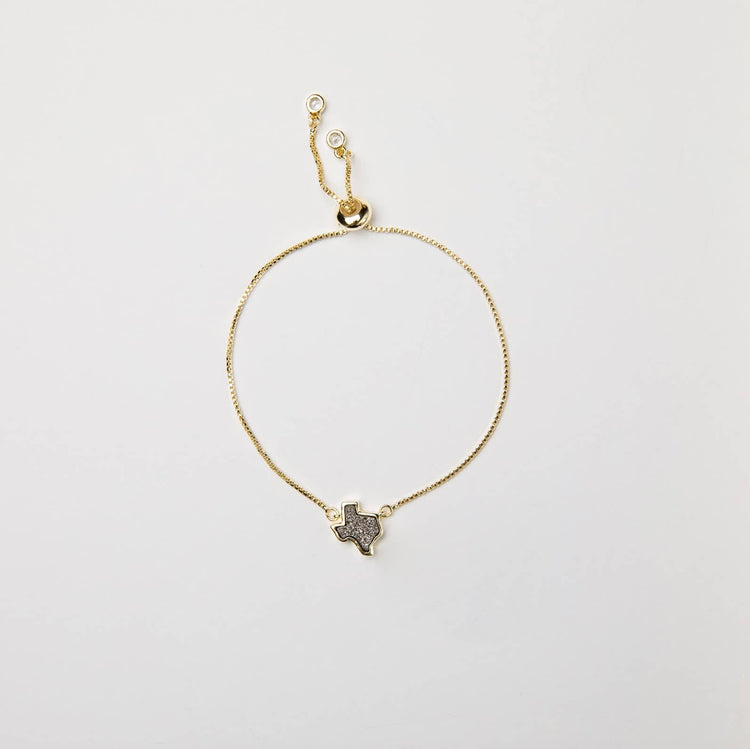 Brenda Grands Texas Druzy Bracelet in Silver