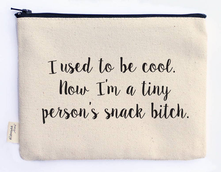 Snack Bitch Sassy and Comical Zipper Pouch