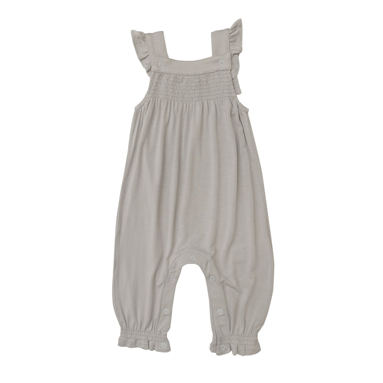 Angel Dear Grey Smocked Coverall